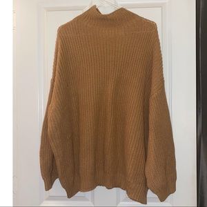 Tan Oversized Sweater